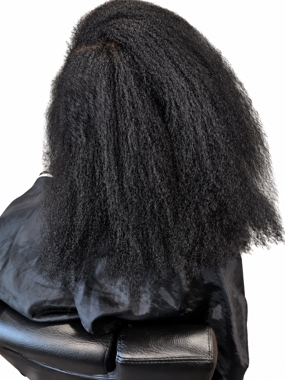 Sister locs and micro locs before sectioning